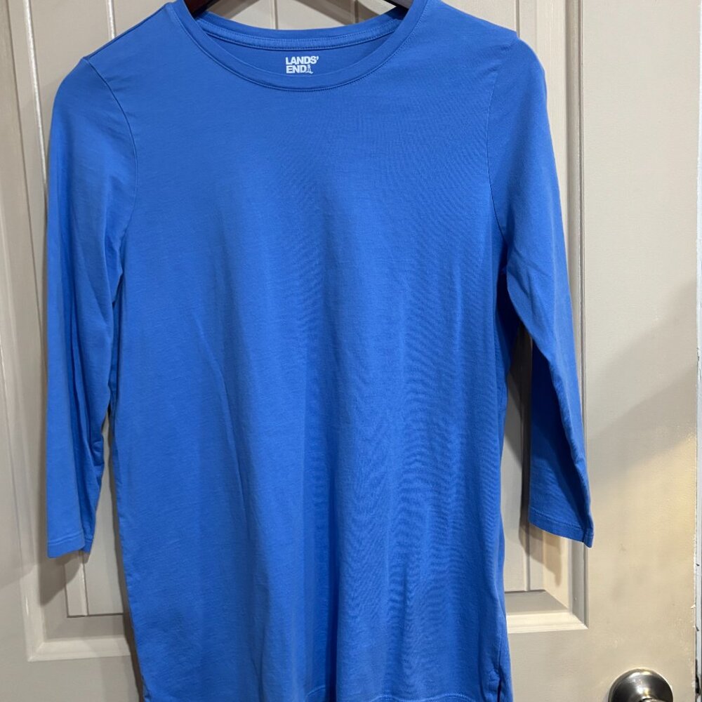 LANDS' END 100% Cotton Tunic SMALL TALL Women's